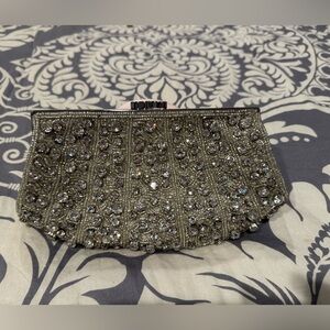 Elegant Crystal Embellished Clutch